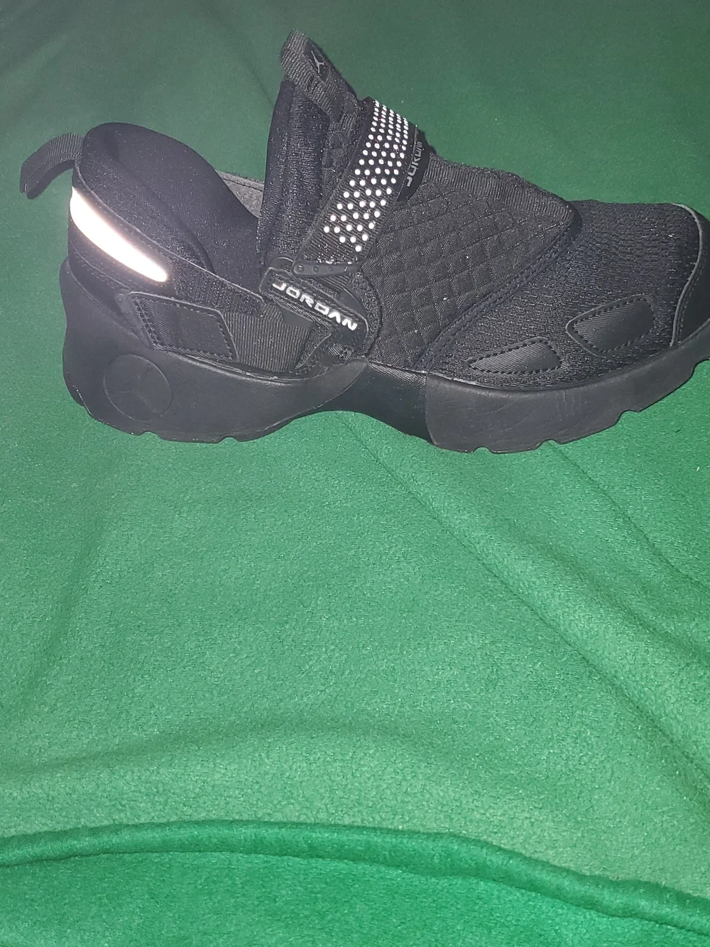Jordan Trunner LX  Men’s Black Strap Athletic Sneaker